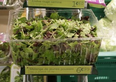 Confezione da un chilo di baby leaves.