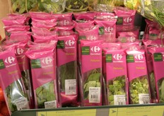 Confezioni di erbe fresche.