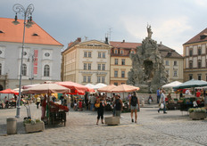 Mercatino all'aperto a Brno.