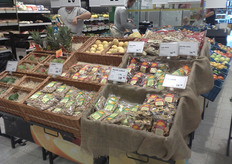 L'assortimento ortofrutticolo proposto dalla catena Albert e' molto vario.