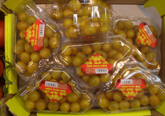 Pomodorini gialli presso il punto vendita Billa.