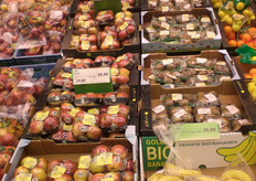 Assortimento di prodotti biologici.