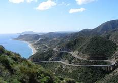 Durante il viaggio si e' potuta ammirare la costa spagnola.