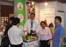 Promozione delle pere americane.