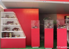 Vetrine espositive allo stand di Orchidea Frutta