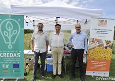 Francesco Coletti, Nicola Minerva (direttore di Astra) e Marco Foschini (Agrifood Cluster manager)