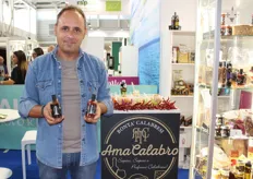 Antonio Scamarcia della AmaCalabro, azienda calabrese specializzata nella vendita di prodotti tipici regionali.