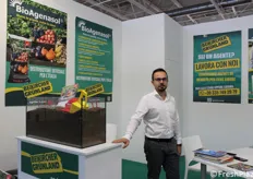 Adriano Cafasso dell'azienda Beikircher, distributore ufficiale per l'Italia del fertilizzante austriaco al 100% vegetale BioAgenasol.