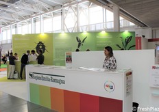 Lo stand della Regione Emilia-Romagna.