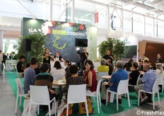 L'area show cooking organizzata da Cia - Agricoltori Italiani.