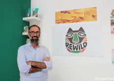 Federico Talamini, uno dei soci dell'azienda trevigiana Rewild. L'altro socio è Chiara Ceccon, amministratore unico dell'azienda.