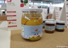 Le pesche sciroppate e le puree di frutta hanno partecipato al Sana Novità.