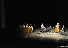 La serata è stata intervallata dalla musica del trio I Virtuosi della Mito's