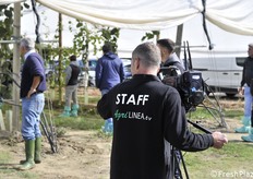 Presenti anche le telecamere di Agrilinea