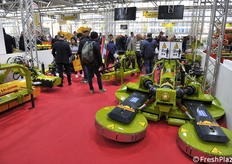 Alcune delle attrezzature Calderoni esposte