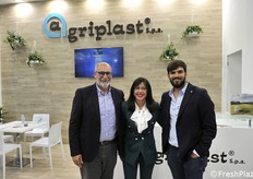 Presso Agriplast Emanuele Garrasi, Zohra Arif ed Enrico Garrasi