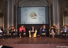 La prima delle due tavolate di relatori, avente focus su: "La riforma del sistema delle IG in EU"