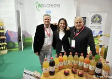 Alberto Corazzolo, Marisa Melchiori e Giuseppe Costantino per l'azienda Melchiori