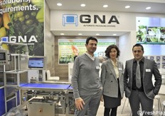 Stand GNA: da sinistra Massimiliano Nucci, Gabriella Bolzoni e Loris Di Paolo