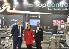 Allo stand Top Control: josè Marìn, Christine Dorigoni e Gianmarco Callegari