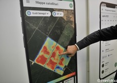 Una mappa ripresa dal satellite per la gestione irrigua