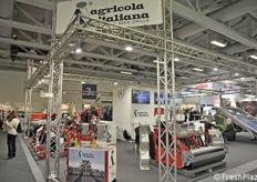 Lo stand di Agricola Italiana
