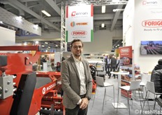 Allo stand Forigo, Gianluca Grossi