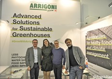 Allo stand Arrigoni: Giuseppe Netti, Maria Albero (Artes Politecnica), Mirco Darra e Vincenzo Scudieri 