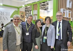 Parte della squadra di Isi Sementi presente in fiera: José Gomez, Diogo Anjos, Elisa Sedda Tolu, Sara Gravati e Renzo Lazzarin