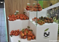 Alcuni dei pomodori Isi esposti