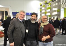 In visita in fiera: Marco Baldacci, Lorenzo Bandini e Matteo Brunelli del gruppo Brunelli