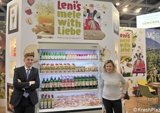 Presso lo stand VOG Products: Andrea de Aliprandini e Sabine Vieider