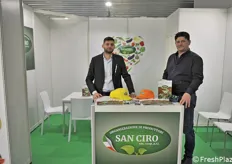 Ciro e Pasquale Iodice in rappresentanza dell'Organizzazione di produttori San Ciro