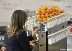 Elevata automazione nella spremitura degli agrumi