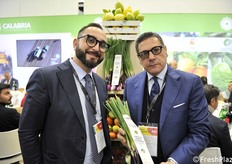 Natale Santacroce e Daniele Cipollina del Consorzio di Tutela della Cipolla Rossa di Tropea Calabria IGP