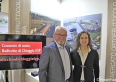 Giuseppe Boscolo Palo (Consorzio Radicchio di Chioggia) e Martina Garbin (Società agricola Garbin)  