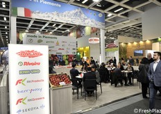Una veduta dello stand collettivo Piemonte