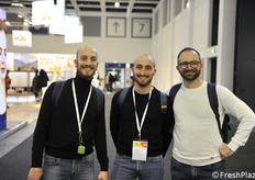 Visitatori in fiera: Luca, Matteo Molari e Alessandro Gualandi 