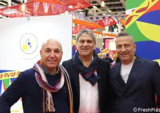 Marsello Lo Sardo, Maurizio e Massimo Cervino, in rappresentanza del Consorzio di Tutela dell'Uva da Tavola di Canicattì Igp