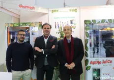Anthony Cariola, Enrico Musumeci e Salvatore Torrisi di Oranfresh/AID