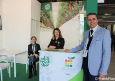 Mimma Gallo, Giuditta Signorella e Andrea Badursi in rappresentanza della OP Asso Fruit Italia.