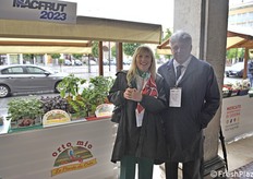 I rappresentanti di Ortomio, a destra Stefano Raffoni