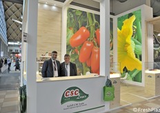 Romano Pecchia e Michele Catena allo stand CSC Lazio