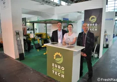Euro Green Tech: da sinistra Gianluca Bassi, Carlotta Bassi e Marco Bastia  