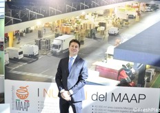 Paolo Dal Bello presso lo stand Maap (Dal Bello Sife)