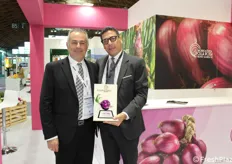 Giuseppe Laria e Daniele Cipollina, rispettivamente presidente e direttore marketing del Consorzio della Cipolla Rossa di Tropea Calabria Igp.