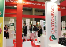 Il Consorzio di tutela del pomodoro di Pachino Igp ha voluto valorizzare il proprio prodotto, mostrando i marchi dei partner tecnici che contribuiscono al valore della propria filiera. Tra questi, anche Carton Pack.