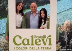 Quadretto di famiglia: Veronica, Stefano e Alessia Calevi