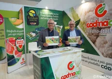 Francesco Renzoni e Fabio Pezzolesi in rappresentanza della organizzazione di produttori Codma OP.