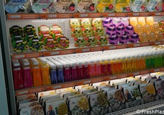 Un dettaglio del ricco assortimento prodotti a marchio OrtoRomi: ce n'è per tutti i gusti!